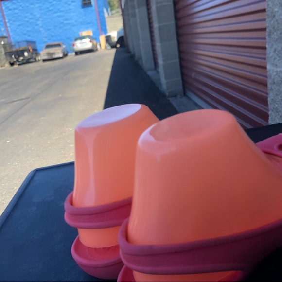 Crocs Isabella Flat Women Pink Slip On Shoes Size W7 - Picture 6 of 12